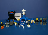 9 RARE LEGO STUDIO MONSTERS & SPORTS & BATMAN MINIFIGURES FROM STUDIO GRAVITY GAMES, PLUS 2 CUSTOM BUILDS: RACE BOAT & PICNIC SET (96pcs) KIT ITEM 67 (FROM YEARS 2000-2010)