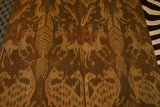Antique 80 Years Old Handspun Hand woven Sumba Hinggi Warp Ikat Textile unique large Intricate Motifs (98" x 41.5") Colors Naturally Dyes (110A15) Indonesia Collector tapestry Art Bride Price