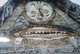 Very Rare Older Coconut Shell Cannibal Spoon or Ompi from the Azera (Adzera) People, Markham Valley, Morobe Province. Papua New Guinea. Private Collection, Mid 20th Century. ITEM SP3C comes with metal custom stand, highly collectible.