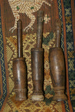 CHOICE BETWEEN 2 RARE ANTIQUE MELANESIA MASSIM TROBRIAND ISLAND BETEL LIME POUNDER WITH PESTLE SET, GOOD PATINA (EARLY 1900’S) BP9 OR BP11