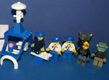 9 RARE LEGO STUDIO MONSTERS & SPORTS & BATMAN MINIFIGURES FROM STUDIO GRAVITY GAMES, PLUS 2 CUSTOM BUILDS: RACE BOAT & PICNIC SET (96pcs) KIT ITEM 67 (FROM YEARS 2000-2010)