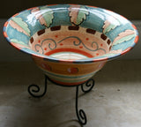 ON SPECIAL: NEIMAN MARCUS STUNNING UNIQUE HORCHOW MEDICI 10 SALAD/SOUP BOWLS HAND PAINTED IN ITALY