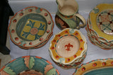 ON SPECIAL: NEIMAN MARCUS STUNNING UNIQUE HORCHOW MEDICI 10 SALAD/SOUP BOWLS HAND PAINTED IN ITALY