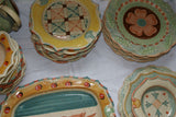 ON SPECIAL: NEIMAN MARCUS STUNNING UNIQUE HORCHOW MEDICI 10 SALAD/SOUP BOWLS HAND PAINTED IN ITALY