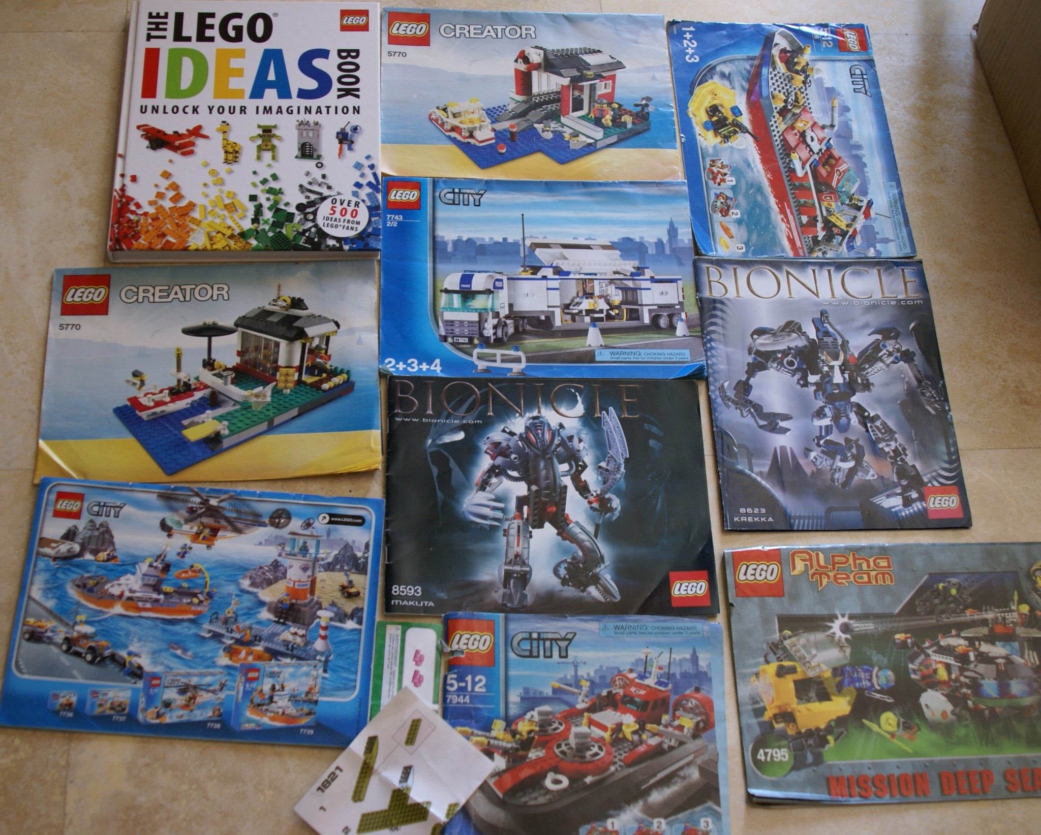 nærme sig Havbrasme fejre THE LEGO IDEAS BOOK, NEW, 500 BUILDS IDEAS, 200 PAGES, YEAR 2011, + 9 –  Rarest Finds