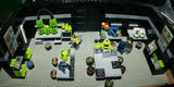 CUSTOM LEGO MAD SCIENTIST LABORATORY (1087 PCS ): 32 (NOW RARE) RETIRED MINIFIGURES FROM POWER MINERS, ROCK MONSTERS, AGENTS, CASTLE FANTASY ERA, MONSTER FIGHTERS, TROLLS, ANIMALS EXPERIMENTS & ANOMALIES, ETC (KIT 6)