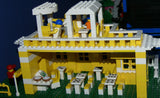 9 CUSTOM LEGO SETS (1911 pcs) WITH 58 NOW RARE RETIRED MINIFIGURES FROM LEGO TOWN (1978-2010). BUILDS: HOSPITAL, AMBULANCE, HELICOPTER, SUNSHINE CAFE, FLORIST, HOT DOG STAND, POST OFFICE, CRANE, POLICE VEHICLES, TRUCKS, ROAD, SO MANY ACCESSORIES (KIT 12)