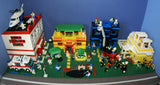 UNIQUE CUSTOM LEGO SET (143 PCS) WITH 6, NOW RARE, RETIRED MINIFIGURES: ADVENTURERS OF THE DESERT 7976 7988 7978 & BUGGY, CARTS, ACCESSORIES, WEAPONS, TOOLS (KIT SET ITEM 40) VAN BARRON, DR C. LIGHTNING, SAM SINISTER, J. THUNDER, HARRY CANE, MUMMY