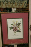 4 VARIED REDOUTE BOUQUET PLATES COLLECTIBLE COLORFUL FLOWERS WALL ART HOME DECOR 41, 308, 199 & 7
