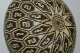 Colorful Highly Collectible & Unique (DARIEN RAINFOREST ART, PANAMA) HIGH QUALITY WITH INTRICATE MINUSCULE WEAVE BY FAMOUS ARTIST MAGDALENA Authentic Museum Wounaan Indian Hösig Di Art, Dollar Motif Basket 300A9 decorator designer collector