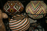 Colorful Highly Collectible & Unique (DARIEN RAINFOREST ART, PANAMA) MUSEUM QUALITY INTRICATE MINUSCULE WEAVING on this Museum Masterpiece from Darien Jungle Wounaan Indian Hösig Di Renown Artist Louisa Spiral Motif Basket 300A22 DESIGNER COLLECTOR DECOR