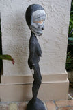 Palembei Iatmul Sepik Carved Totem Sculpture Female Pygmy Statue Rare Art 31A14