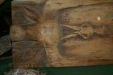 done Rare Tau Tau Hand carved Ancestor Buffalo Grave Crypt Door Tana Toraja Sulawesi