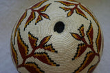 Colorful Highly Collectible & Unique Wounaan Darien Indian Hösig Di Top Quality Renowned Artist Basket Bird of Paradise Plant Motif 300A38 DARIEN RAINFOREST JUNGLE PANAMA MUSEUM QUALITY INTRICATE MINUSCULE WEAVING