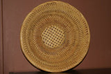 done Old Large Asian Tribal Weaver Basket Sumbawa Island Rattan Detailed Collectible