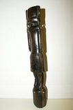 Rare Melanesia Ebony Artist Sculpture Woman Effigy Totem Figure Hand carved 1A9.