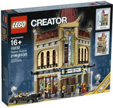 NEW, RETIRED, SEALED IN BOX: RARE COLLECTOR LEGO CREATOR ( KIT SET ITEM 10232): PALACE CINEMA, 2194 PCS, 6 MINIFIGURES (child actress, chauffeur, female & male guests, photographer & cinema worker) + LIMOUSINE