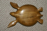 South Pacific Melanesia Sculptor Unique Art Marine Turtle Hand carved Wood 1A103