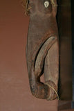 RARE UNIQUE OCEANIC ART VERY LARGE HAND CARVED TRIBAL WOOD ANCESTRAL ORACLE SPIRIT MASK COLLECTED IN JAPANDAI VILLAGE, EAST SEPIK PAPUA NEW GUINEA 13A11 PROTECTIVE & CONSULTED FOR ADVICE. DESIGNER DECORATOR COLLECTOR  28"x 5"x 4"