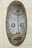 Iatmul Hand carved Polychrome Pigments Savi Gable Mask Korogo Sepik Guinea 12A1