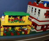 9 CUSTOM LEGO SETS (1911 pcs) WITH 58 NOW RARE RETIRED MINIFIGURES FROM LEGO TOWN (1978-2010). BUILDS: HOSPITAL, AMBULANCE, HELICOPTER, SUNSHINE CAFE, FLORIST, HOT DOG STAND, POST OFFICE, CRANE, POLICE VEHICLES, TRUCKS, ROAD, SO MANY ACCESSORIES (KIT 12)