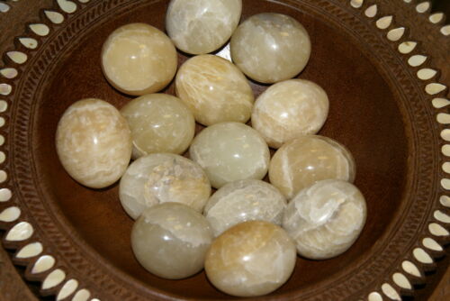 done 4 Hand Carved & Polished Stalagmitic Alabaster Calcite Eggs Hard ...