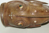 SOLD Large Coral Fish with Mother of Pearl Inserts Hand Carved Wood from Skilled Sculptor Collected in the Remote Trobriand Islands, Kula Ring, Massim Culture, Melanesian Primitive Art (South Pacific, Oceania) 1A14