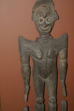 Authentic Suspension Hook Carving Figure Iatmul Tribe Sepik 50" Hand carved 30A2