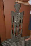 Authentic Suspension Hook Carving Figure Iatmul Tribe Sepik 50" Hand carved 30A2