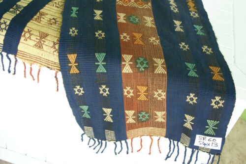 Unique Hand Woven Ceremonial Sumba Hinggi Songket Ikat Textile Runner (54