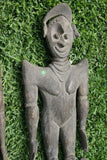 Authentic Suspension Hook Carving Figure Iatmul Tribe Sepik 50" Hand carved 30A2