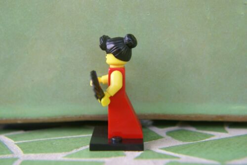 strapless open back dress LEGO Minifig Disney dp048 Ariel Human (Light Nougat) Bright Pink Dress  w/Mag main image 1