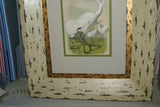 ORIGINAL ANTIQUE 1878 FOLIO PLATE FROM JACOB H. STUDER'S POPULAR ORNITHOLOGY, "THE BIRDS OF NORTH AMERICA" 1878 ILLUSTRATED FROM LIFE BY THEODORE JASPER.  CHOOSE EGRET OR PELICAN OR BOTH Professionally framed in custom frames with 2 acid free mats