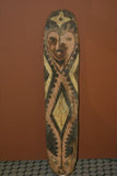 Polychrome Kupkein East Sepik Arrow Deflector Clan War Shield Papua N Guinea 9A7