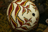 Colorful Highly Collectible & Unique Wounaan Darien Indian Hösig Di Top Quality Renowned Artist Basket Bird of Paradise Plant Motif 300A38 DARIEN RAINFOREST JUNGLE PANAMA MUSEUM QUALITY INTRICATE MINUSCULE WEAVING