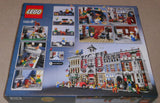 NEW IN SEALED BOX: RETIRED, NOW RARE, COLLECTOR LEGO KIT: PET SHOP SET (KIT 10218)  PERFECT GIFT. 2032 PIECES, 4 MINIFIGURES, DOG, CAT, PARROTS, GOLD FISH TANK, BIRD HOUSE. 10"X10,5" YEAR 2010 MODULAR BUILDING