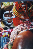 RARE CULT HEAD UPPER SEPIK MINDJA MINJA HAND CARVED YAM HARVEST FESTIVAL CLAN SPIRIT WOODEN MASK POLYCHROME WITH NATURAL PIGMENTS WASKUK  PAPUA NEW GUINEA PRIMITIVE ART HIGHLY COLLECTIBLE 11A20: 25”X 5"X3”