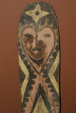 Polychrome Kupkein East Sepik Arrow Deflector Clan War Shield Papua N Guinea 9A7