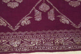 Old Superb Ceremonial Balinese hand woven textile Antique Burgundy Ceremonial Songket Brocade damask Embroidery with Sacred Lotus Motif with Metallic Gold Threads 65" x 42" (SG42) Collected in Klunkung Regency, Bali & belonging to Nobility royalty