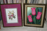 2 Professionally Framed Limited Edition Redoute bouquet Prints Home Designer Art