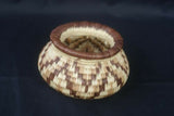Colorful Highly Collectible & Unique American Indian Hand Woven Artist Star ZigZag Motif Art Basket 300A10 DARIEN RAINFOREST PANAMA MUSEUM QUALITY INTRICATE MINUTE TIGHT WEAVE