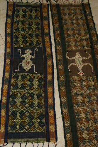 Hand woven Ceremonial Hinggi Sumba Songket Ikat Textile (52