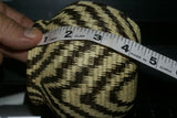 Colorful Highly Collectible & Unique American Indian Wounaan Hösig Di Tightly Woven basket Geometric Earthtones Zigzag Motif 300A2 DARIEN RAINFOREST JUNGLE PANAMA MUSEUM QUALITY MINUTE MINUSCULE WEAVE