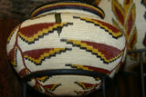 Colorful Highly Collectible & Unique Wounaan Darien Indian Hösig Di Top Quality Renowned Artist Basket Bird of Paradise Plant Motif 300A38 DARIEN RAINFOREST JUNGLE PANAMA MUSEUM QUALITY INTRICATE MINUSCULE WEAVING