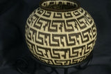 Colorful Highly Collectible & Unique (DARIEN RAINFOREST, PANAMA) MUSEUM QUALITY (INTRICATE MINUSCULE TINY TIGHT WEAVE) Wounaan (Darien jungle Indian) Hösig Di Museum Qualilty Abstract Artist Basket Masterpiece Geometric motif 300A45