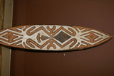 Papua Gulf Ritual Spirit Polychrome Facial Flute Board Hero Trophy Shield 10A16