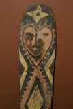 Polychrome Kupkein East Sepik Arrow Deflector Clan War Shield Papua N Guinea 9A7