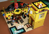 CUSTOM LEGO KIT HALLOWEEN SET: HAUNTED GHOST TOWER, WITCH SHOP, PLAYGROUND, RIDES (1130 pcs). 35 RARE RETIRED MINIFIGURES, 8 ANIMALS: WITCH, GLOW-IN-THE-DARK GHOSTS, HARRY POTTER TEAM, SOLDIERS, SKELETONS, MONSTERS, KNIGHTS ETC...(KIT 14)