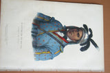 1855 Original Hand colored lithograph of O-POTH-LE-YO-HO-LO, SPEAKER OF THE COUNCILS, from the octavo edition of McKenney & Hall’s History of the Indian Tribes of North America (OPOTHLEYOHOLO)