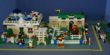 9 RARE LEGO STUDIO MONSTERS & SPORTS & BATMAN MINIFIGURES FROM STUDIO GRAVITY GAMES, PLUS 2 CUSTOM BUILDS: RACE BOAT & PICNIC SET (96pcs) KIT ITEM 67 (FROM YEARS 2000-2010)